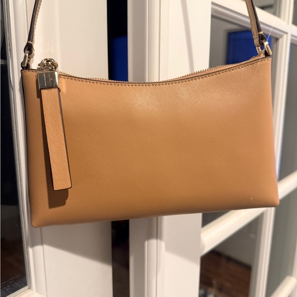 Kate Spade Tan Clutch with Gold Embellishments - Picture 2 of 6